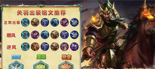 关羽辅助对手出装攻略（最新的装备选择与策略分享）