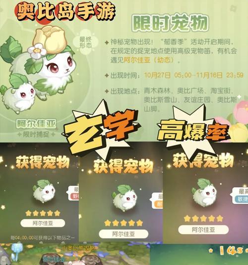 《租手游攻略宠物，助你成为游戏大师》（用最强宠物策略，征服手游世界！）